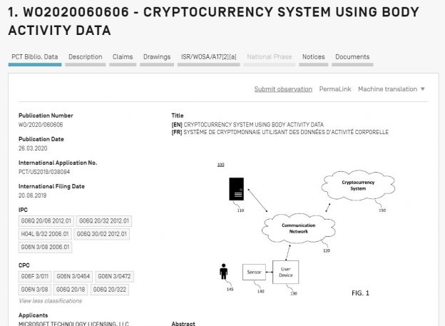 Is the Microsoft Patent for Cryptocurrency Using Body Activity the MARK OF THE BEAST? 666?